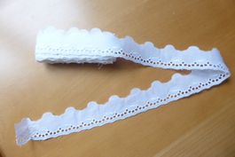 Alte St. Galler Spitzen weiss - Restenpreis für 1.50 Meter
