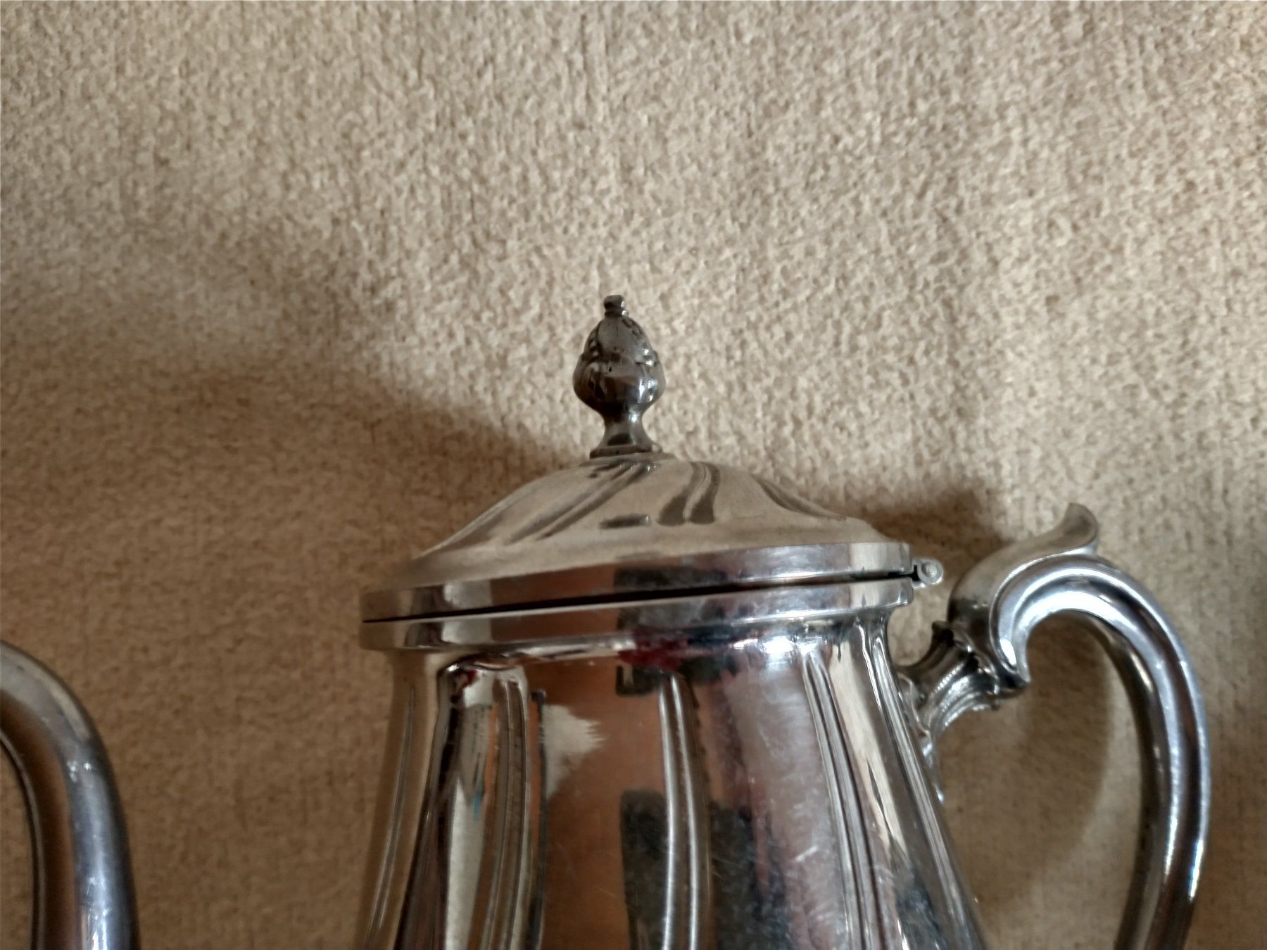 Teiere: 2x Antike Teekanne Kaffekanne Set – Usato da Löhningen venduto da Chimae67 4