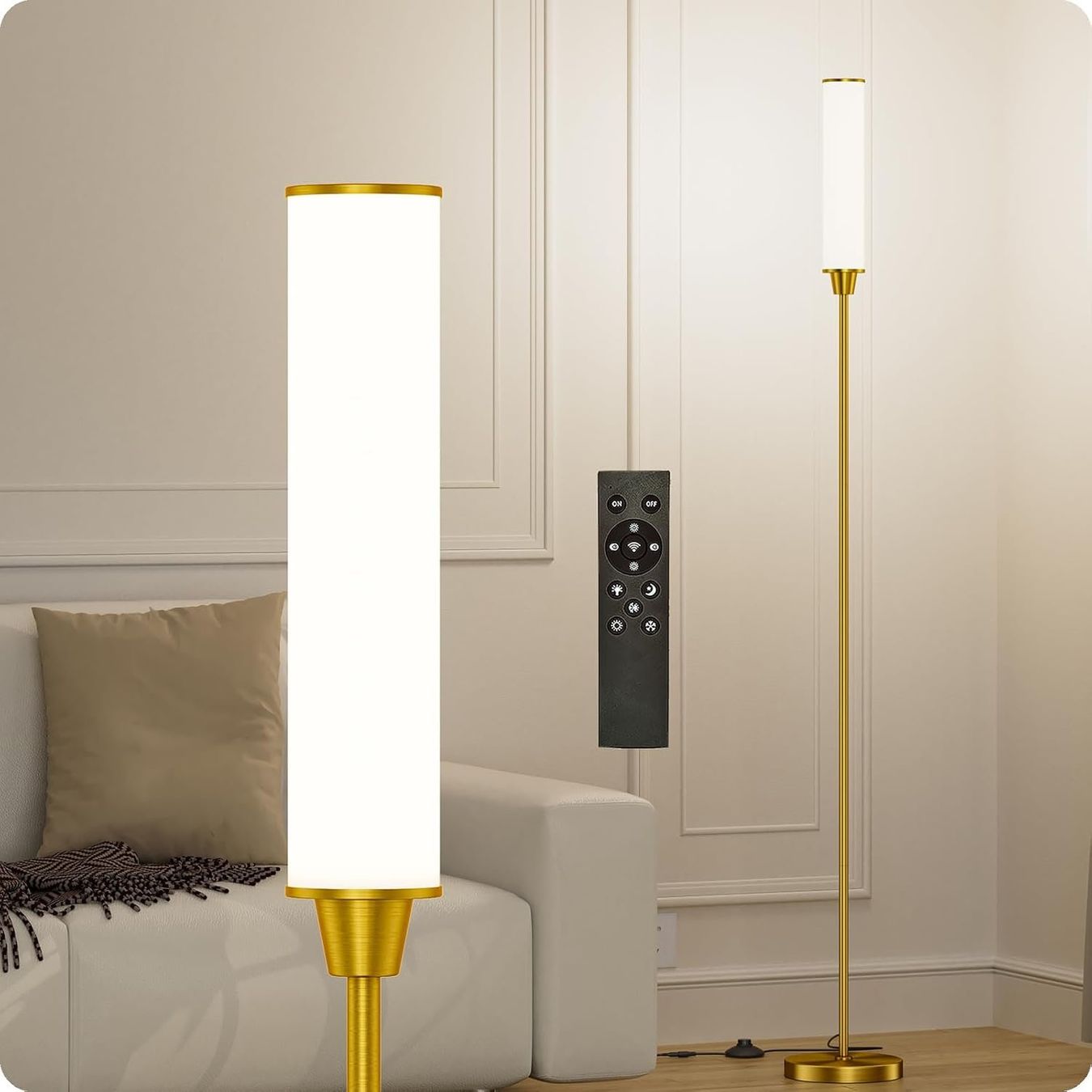 Lampade: fernbedienung dimmbar Led Stehlampe eck wohnzimmer 10 -100 – Nuovo e nell'imballaggio originale da Hundwil venduto da tec_mm27