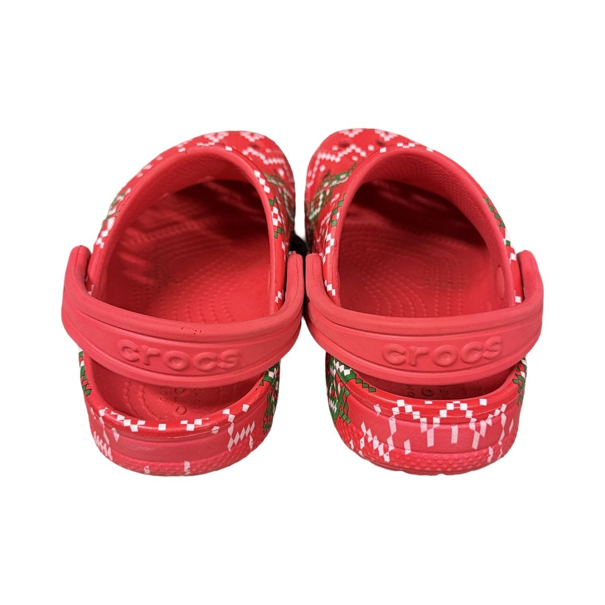 Crocs Scarpe da uomo: New Crocs Clogs Red with Christmas Pattern Size Unspecified – Nuovo (secondo la descrizione) da Bursinel venduto da rud_9mxh 2