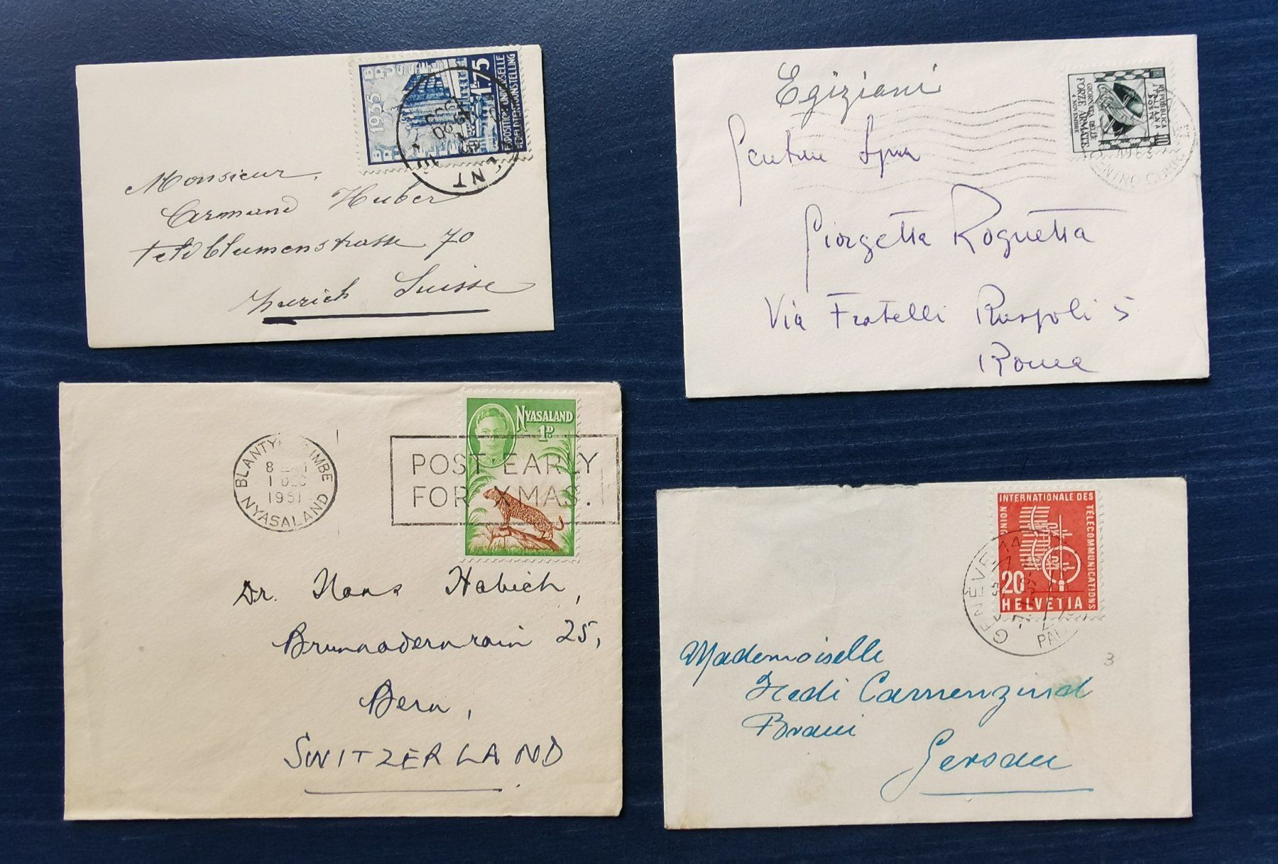 Alle Briefmarken: Div. Klein-Belege – Gebraucht aus Aadorf von Chnorli-Furz