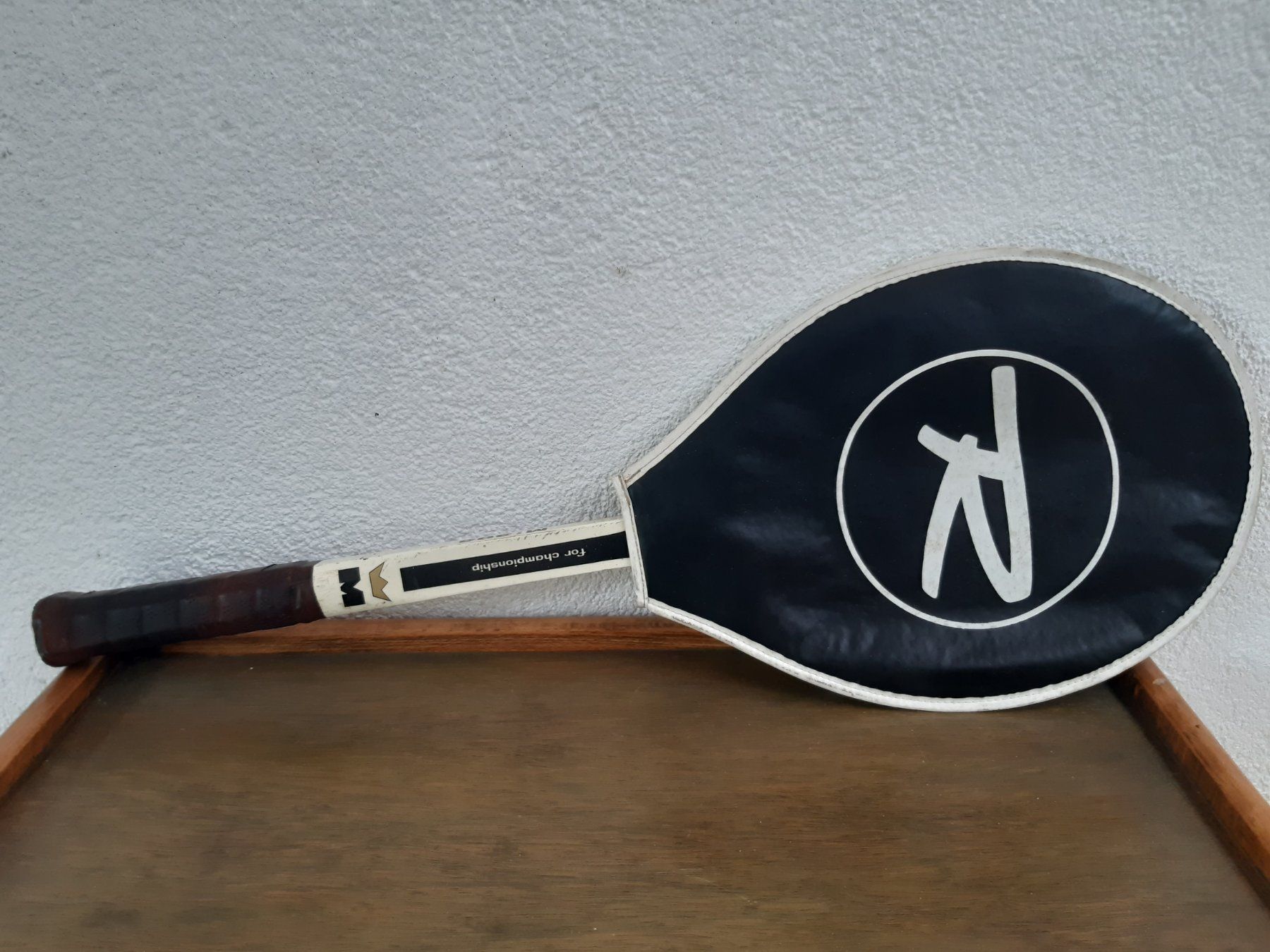 RAQUETTE TENNIS Bois Bambou MONTANA KAWASAKI Bamboo wood Racket c1970