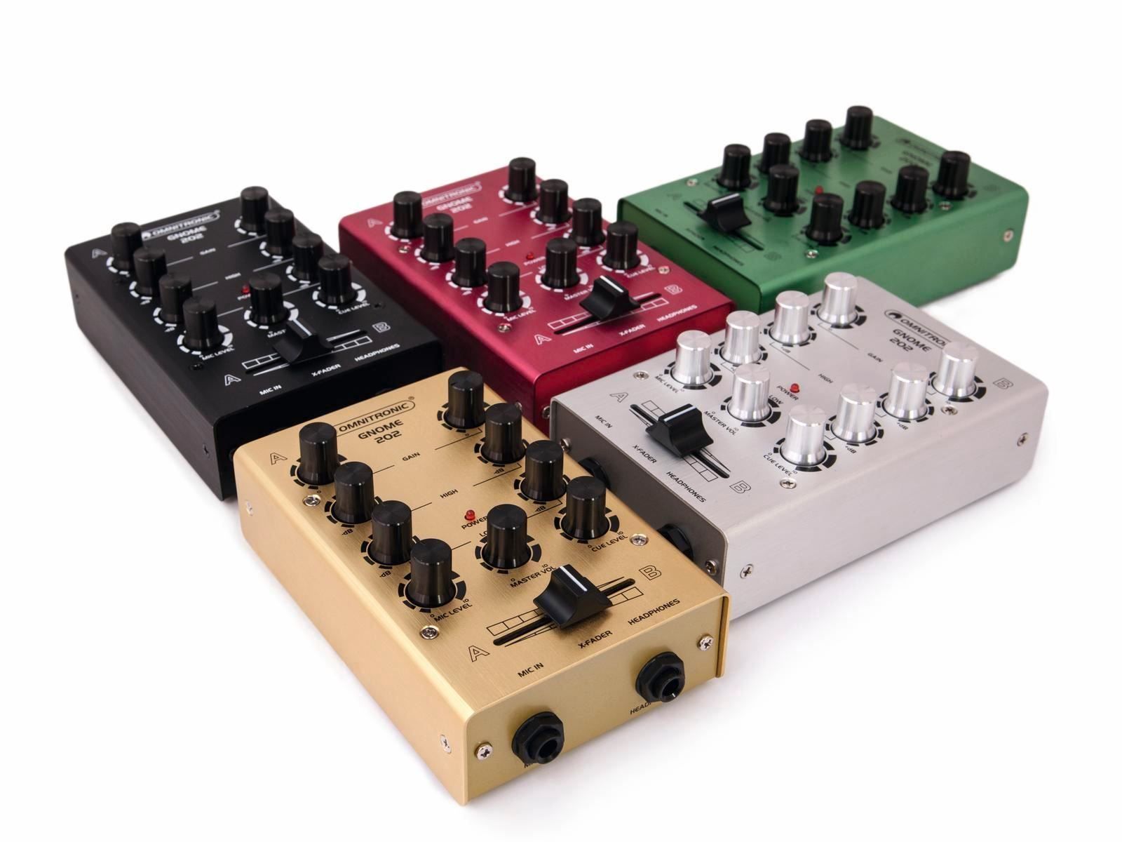 Console di mixaggio: OMNITRONIC GNOME-202 Mini-Mixer schwarz – Nuovo e nell'imballaggio originale da Däniken SO venduto da Profog1 6