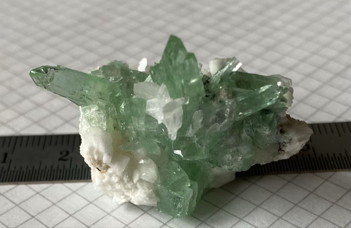 Mineralien & Heilsteine: Wunderschöne Apophyllit Stufe Indien  – Gebraucht aus Selzach von 321compac 4
