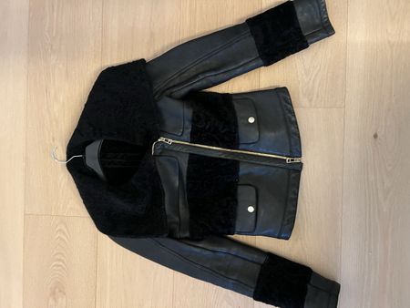 Warm leather jacket 
