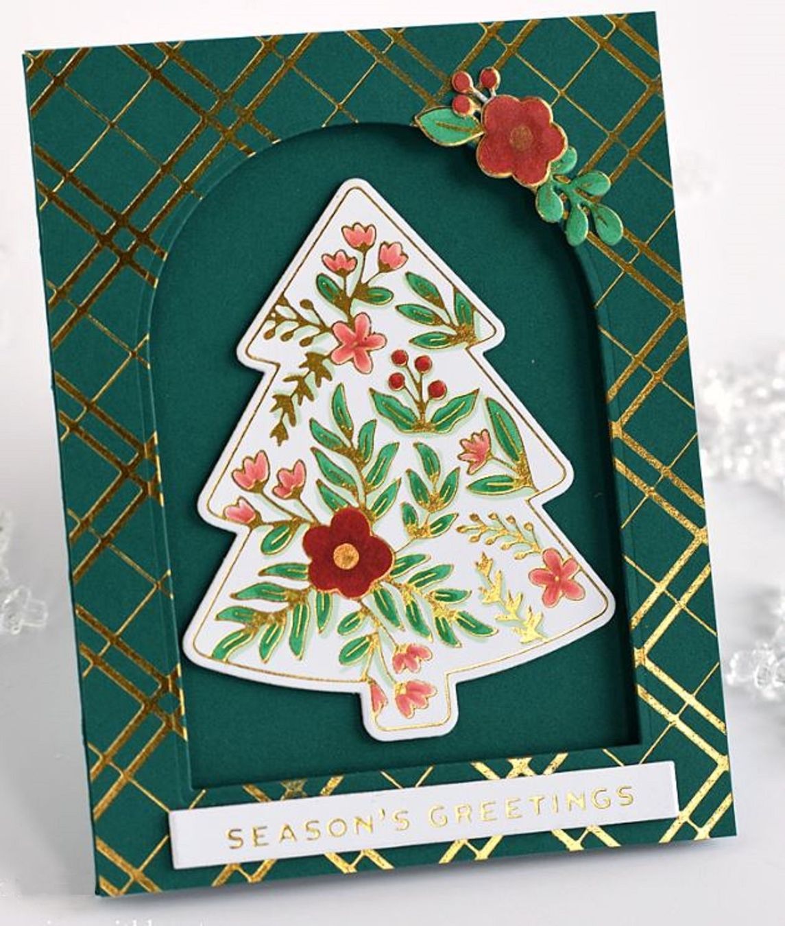Sciablone: Spellbinders Hot Foil Plates & Dies  ** Blooming Tree ** – Nuovo e nell'imballaggio originale da Rubigen venduto da rofi100 1