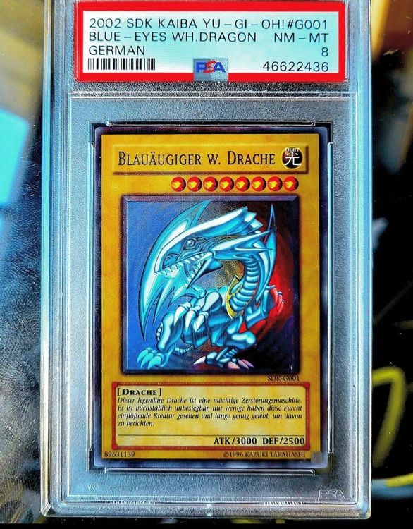 Starter Deck Kaiba; Blue Eyes White Dragon PSA 8 Near Mint Acheter