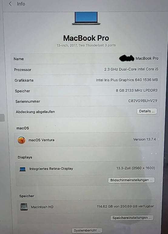 Notebooks: MacBook Pro 13" – Gebraucht aus Grüsch von Fludome 4