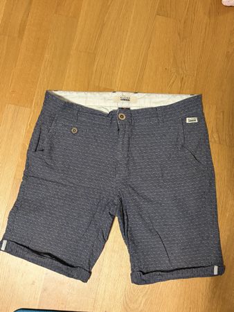 Herren Shorts Blend dunkelgrau gemustert, Grösse M