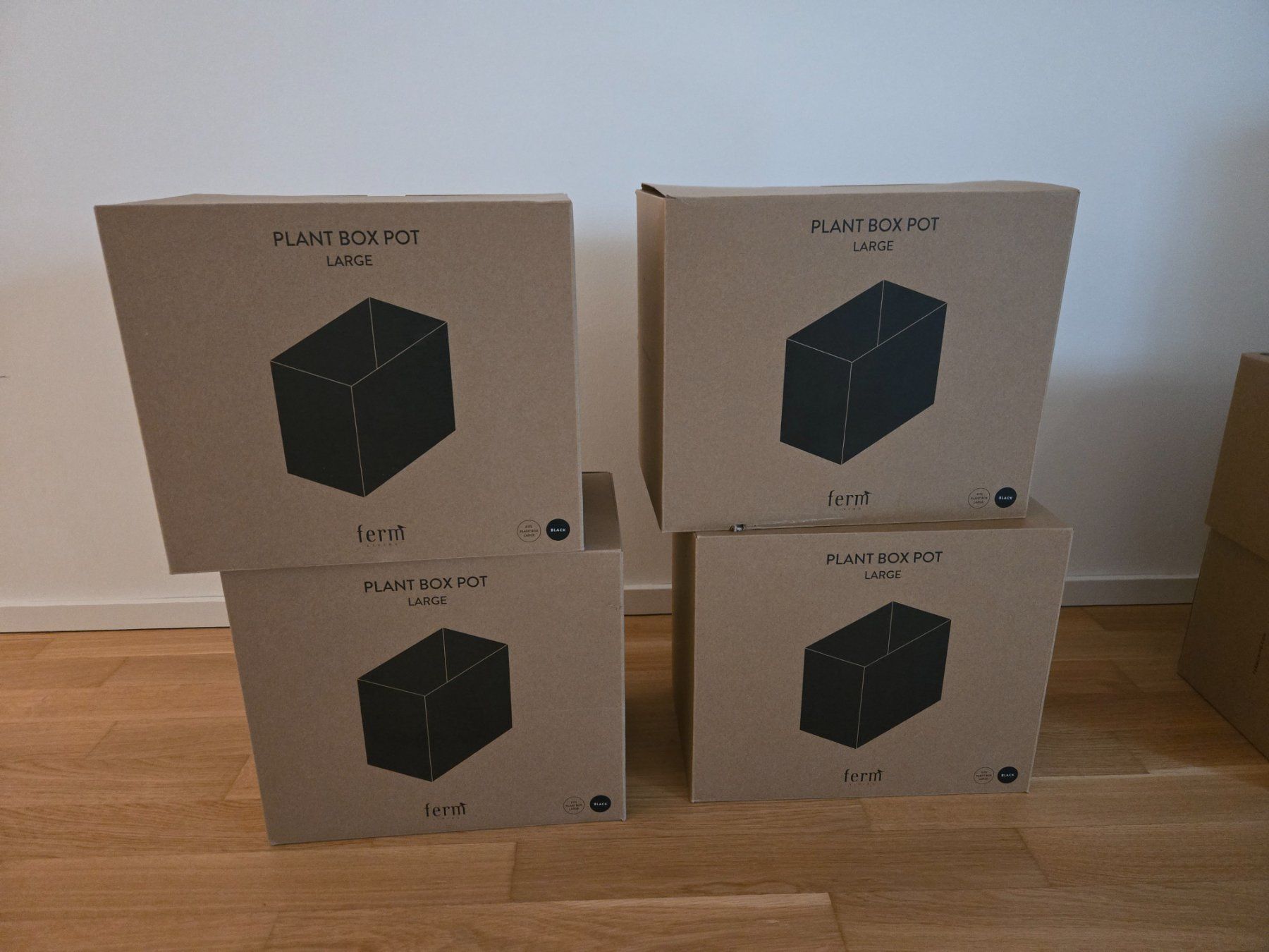 Ferm living Vasi per fiori: 2x Ferm LIVING Plant Box Pot - Large – Usato da Basel venduto da noah27 1