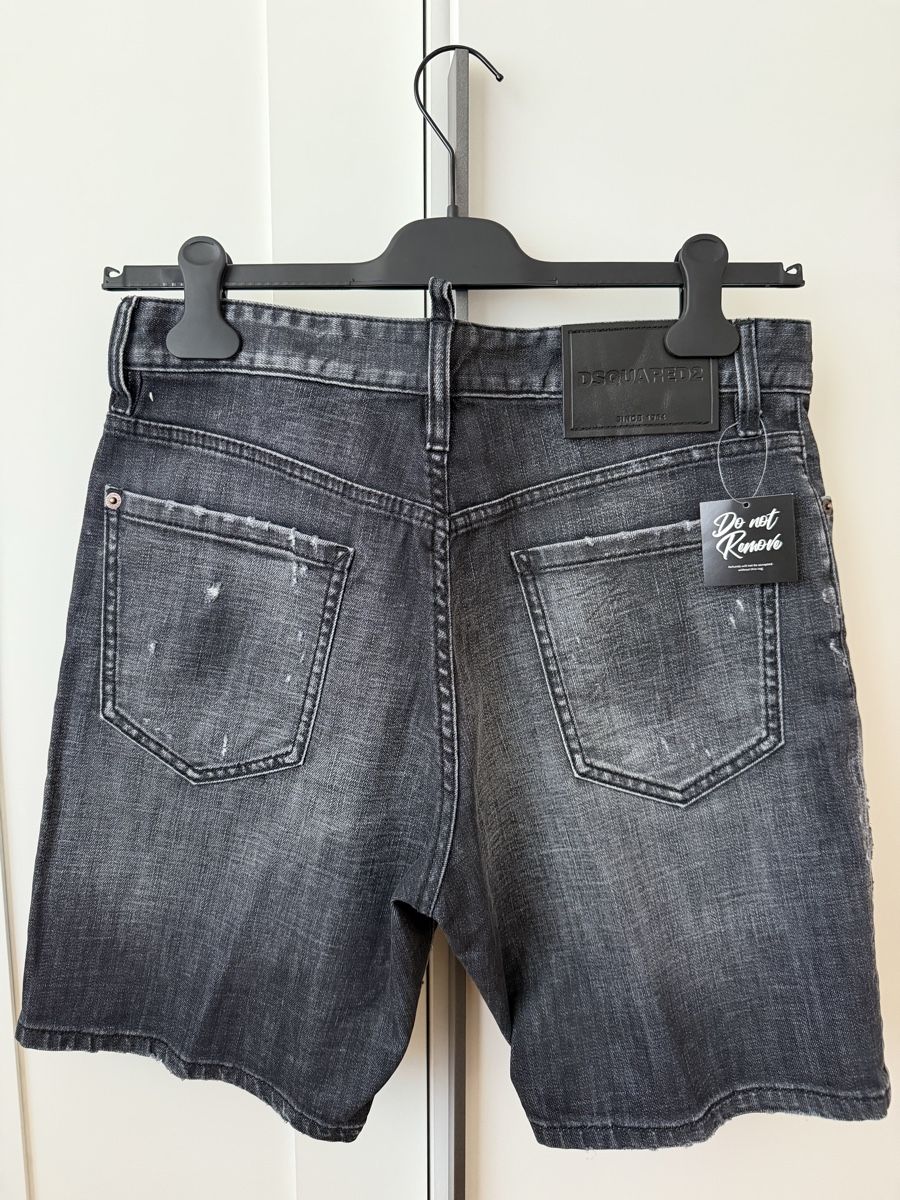 Dsquared2 Jeans: Dsquared2 Schwarz denim shorts NEU – Nuovo e nell'imballaggio originale da Engelburg venduto da Galena92 2