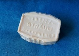 Jubiläums-Seife . Sträuli . 1956