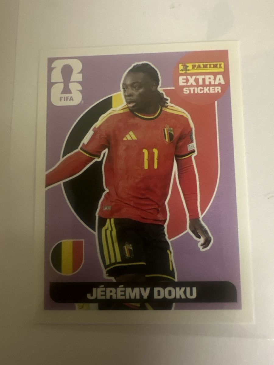Aufkleber: Sticker Jérémy Doku Panini Extra sticker  – Neu (gemäss Beschreibung) aus Marly von ale_9j5m 1
