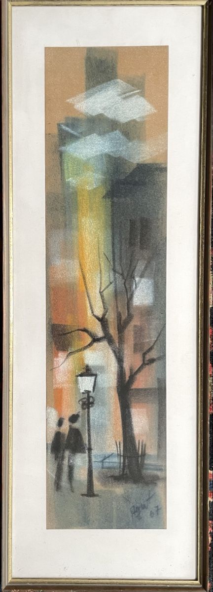 Dipinti: Pastel attr. Agustoni – Usato da Biel/Bienne venduto da Galaq 1