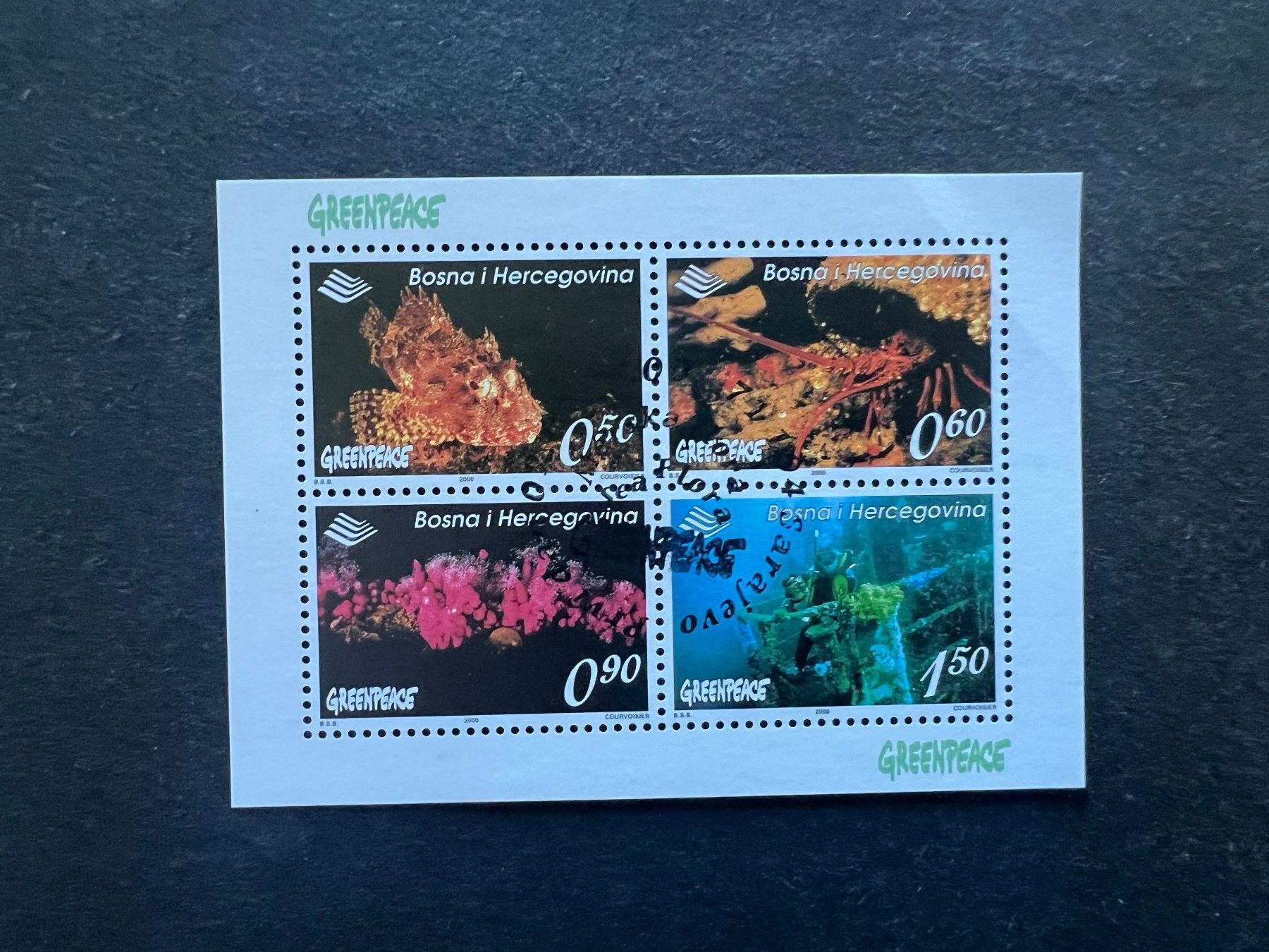 Alle Briefmarken: Bosnien 2000 Block  Erstag  (A405) – Gebraucht aus Hinwil von Sidi4