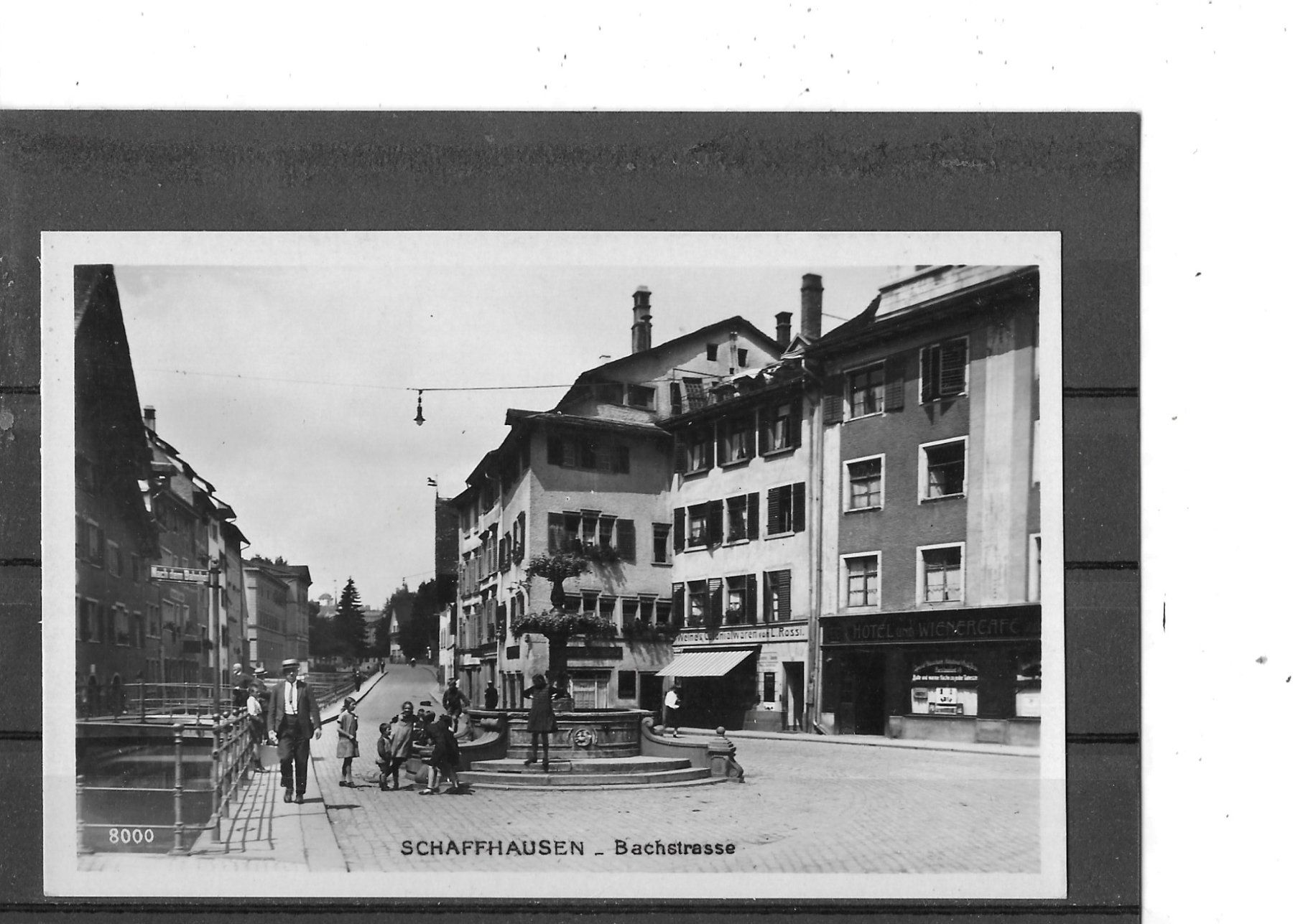 Ansichtskarten: SH Schaffhausen Bachstrasse – Gebraucht aus Schocherswil von Wilare