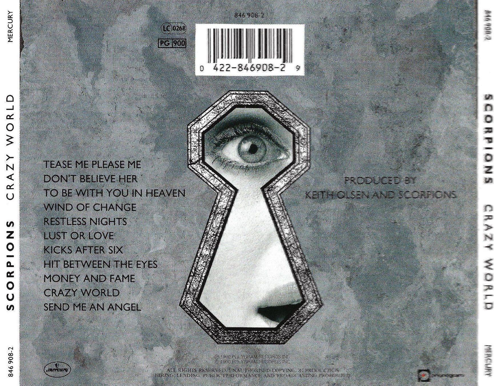 CDs: CD: SCORPIONS - Crazy World – Gebraucht aus Rotkreuz von groeli69 1