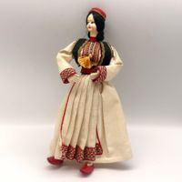 Vintage-Trachtenpuppe aus Kroatien - Folklore