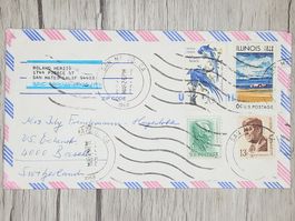 CL14 Enveloppe + Timbre USA 1968