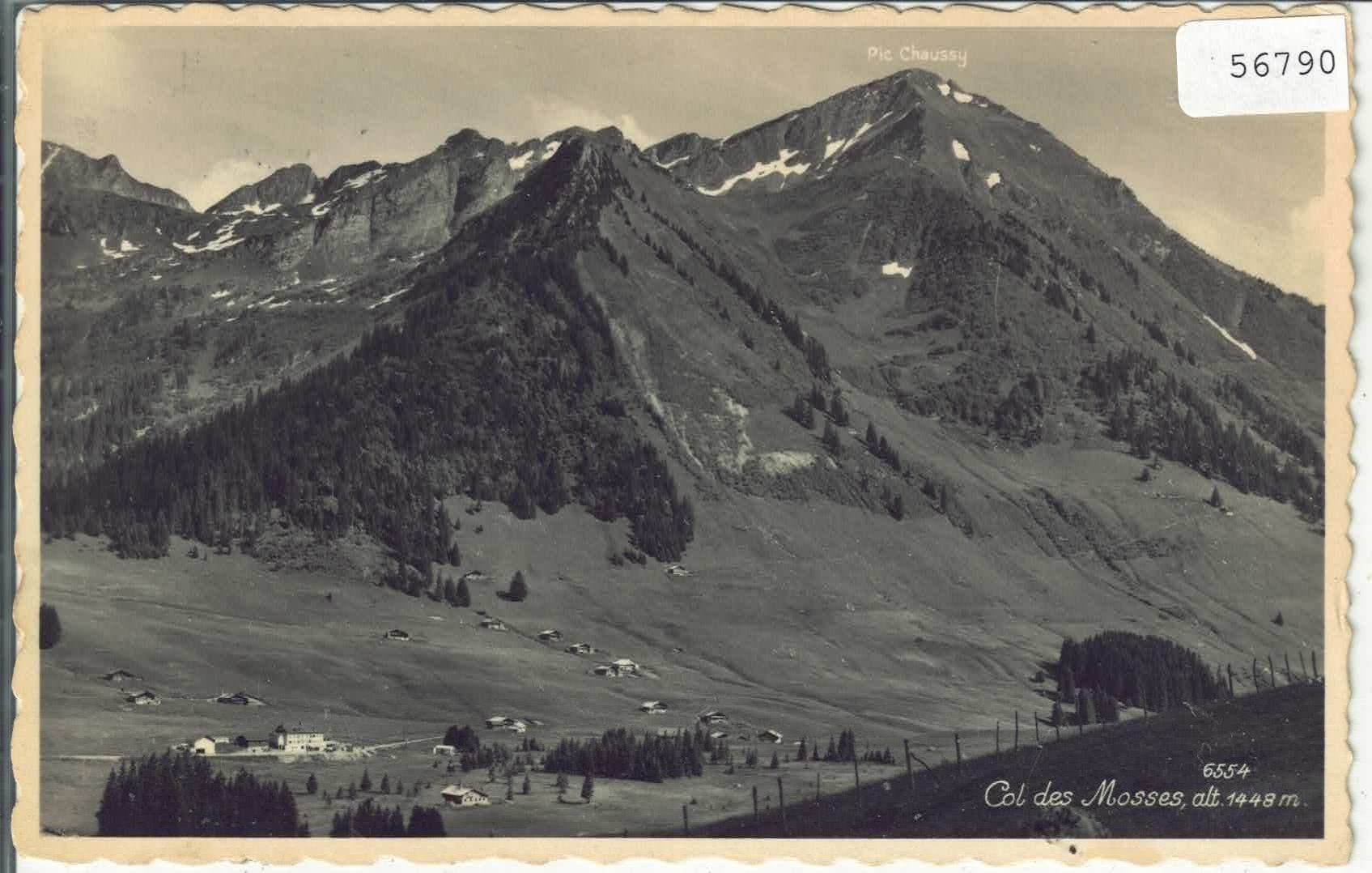 Cartoline postali: Col des Mosses - Vue generale – Usato da Ettingen venduto da Kartenplanet