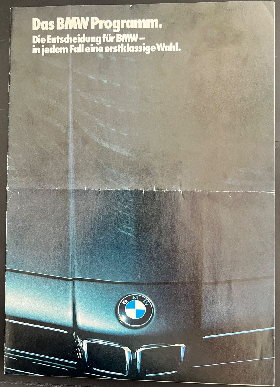BMW Documenti: BMW Programm 1985 Prospekt – Usato da Thun venduto da Cravatte