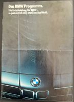 BMW Programm 1985 Prospekt