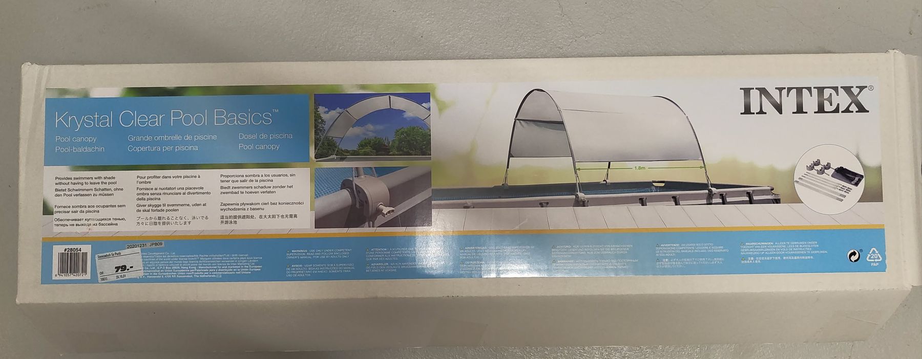 Rifugi: intex Pool Sonnenschutz/Dach – Nuovo (secondo la descrizione) da Krattigen venduto da verslaan