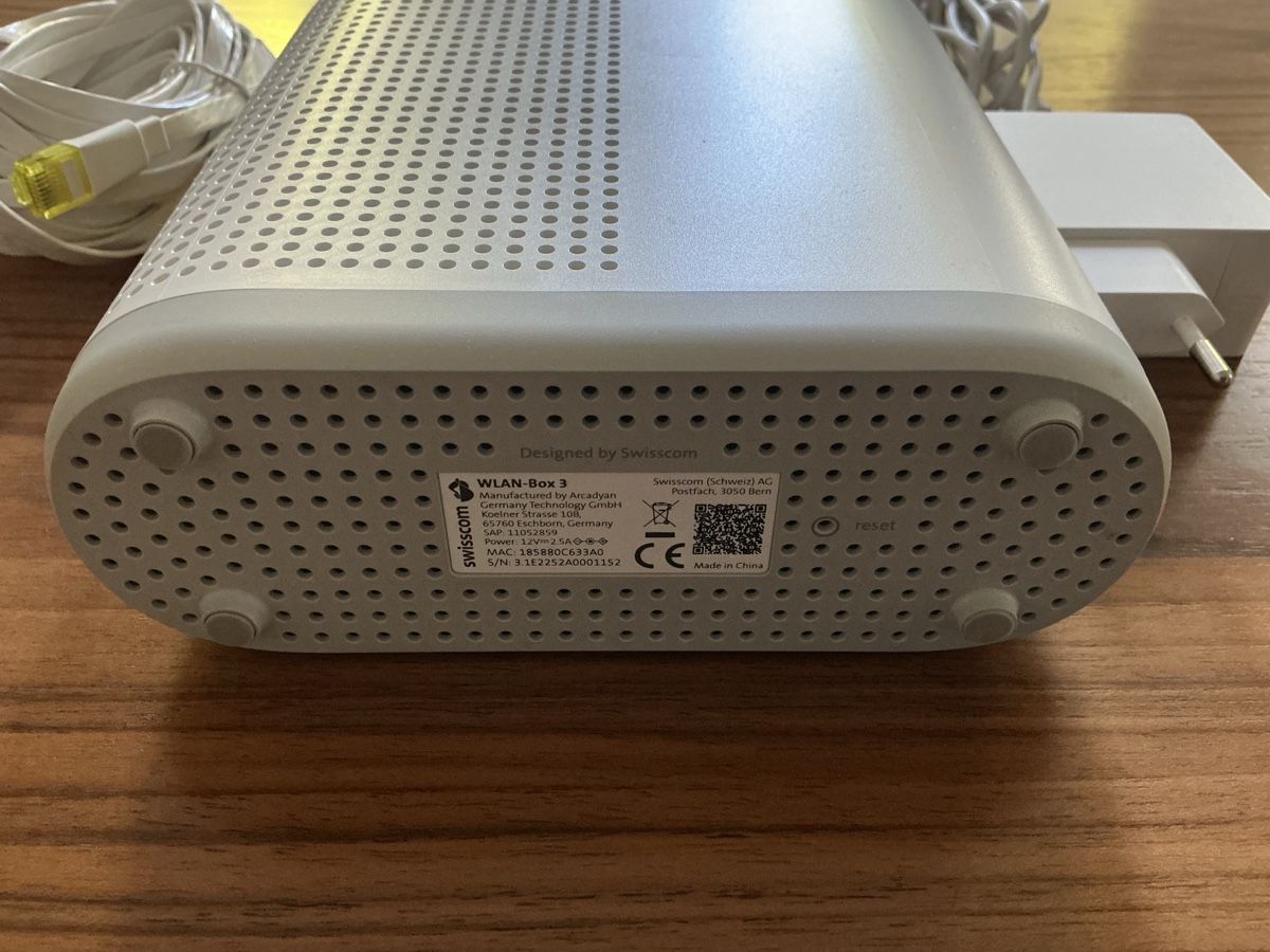 Swisscom WiFi: Swisscom WLAN Box 3 – Usato da Schlieren venduto da robe46 2