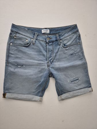 Herren Jeansshorts Jack & Jones Grösse M light blue