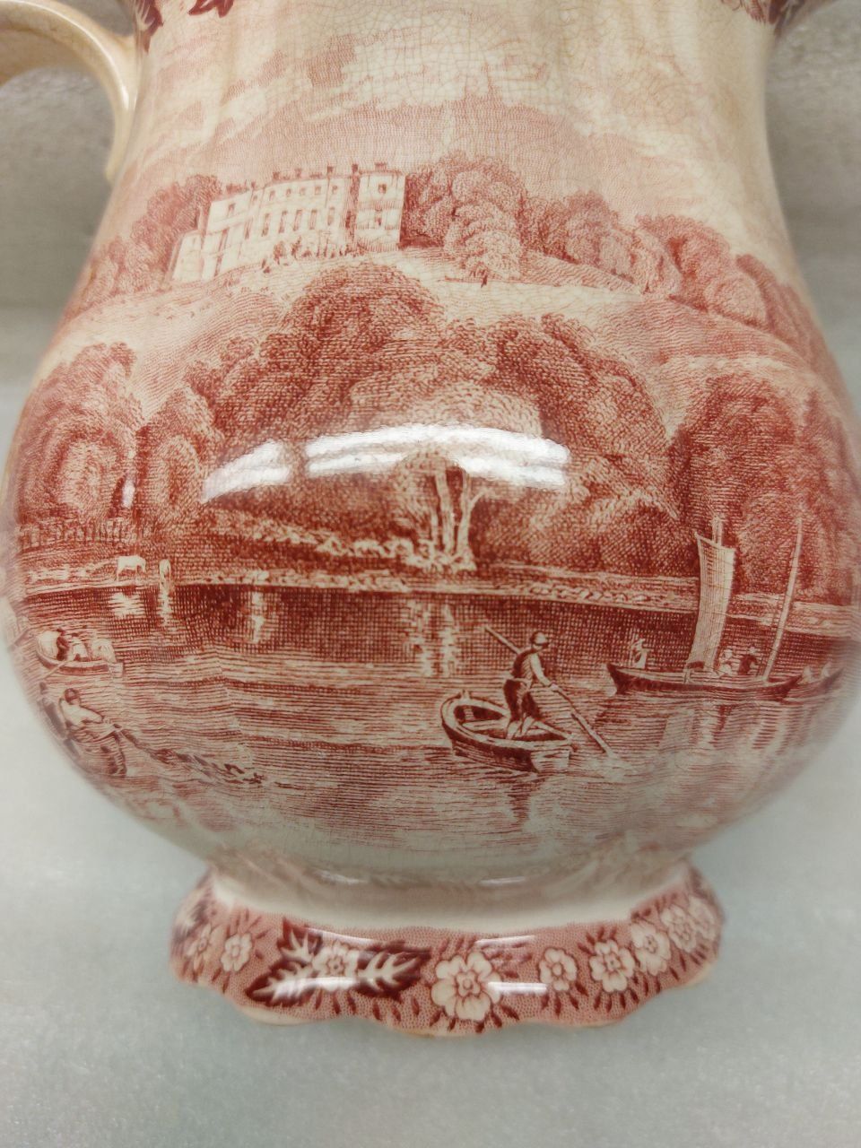 Caraffe: Old jug - "Park Place, Henley" Palissy Pottery – Usato da Pambio Noranco venduto da TREBORLOP 1