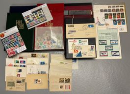 Grosses Lot. DDR Briefmarken und Ersttagsbriefe