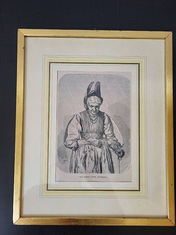 Dipinti: Old Woman from Appenzell – Usato da Gais venduto da santona