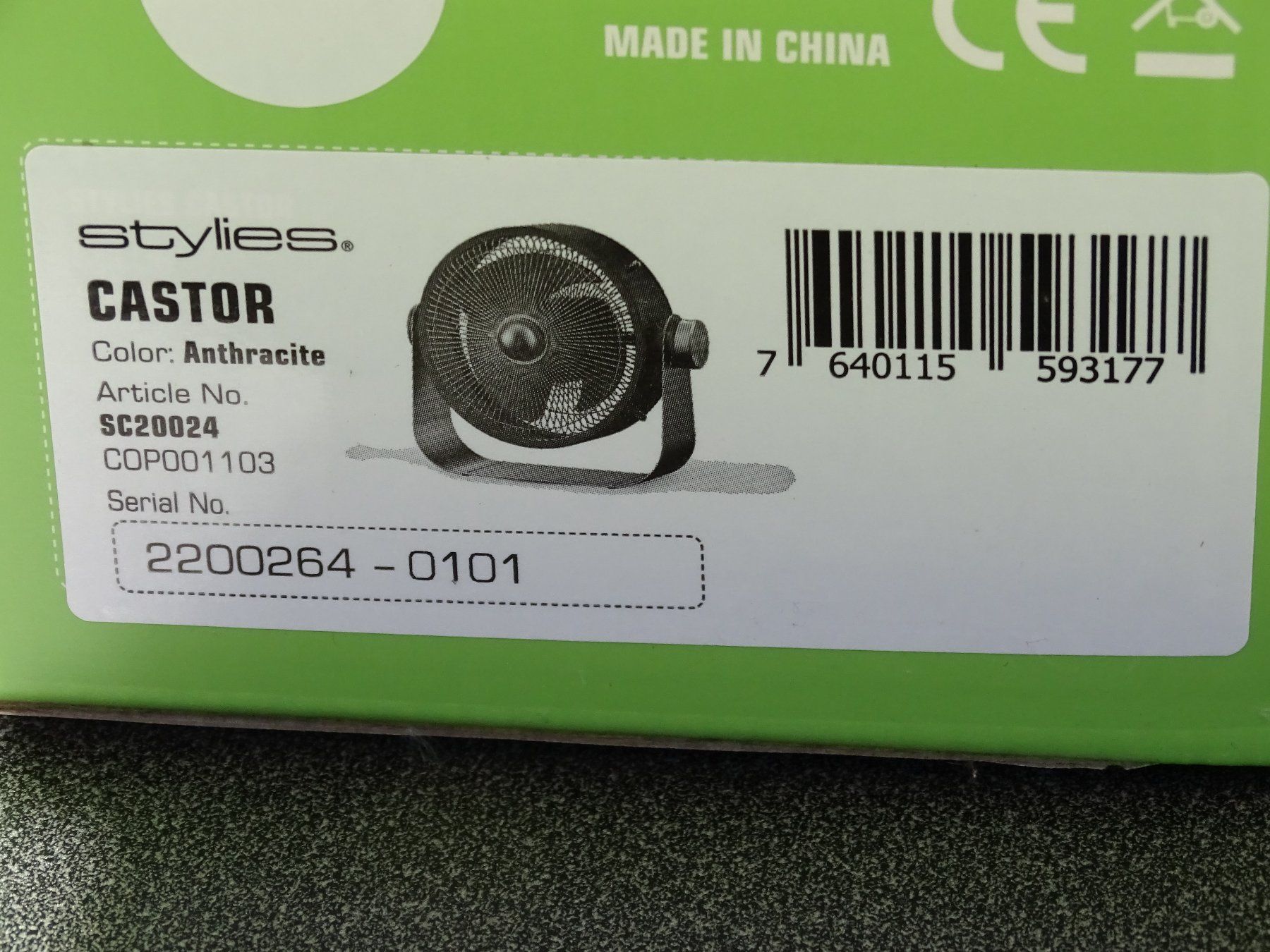 Ventilatoren: Ventilator Castor Styles – Neu und originalverpackt aus Grenchen von olma01 7