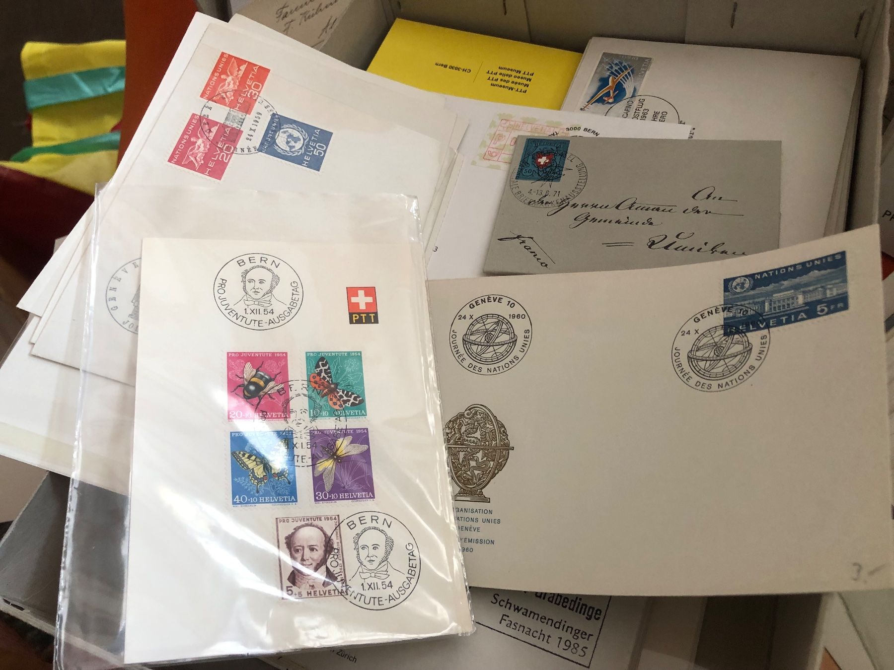 Alle Briefmarken: Wunderschachtel 3 mit BRIEFMARKEN – Gebraucht aus Lufingen von Rac0 1