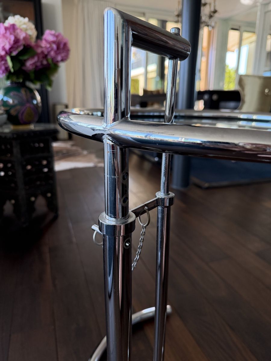 Tische: Original Eileen Gray Chrom Beistelltisch E 1027 – Gebraucht aus Kilchberg ZH von Lisavivienne 3