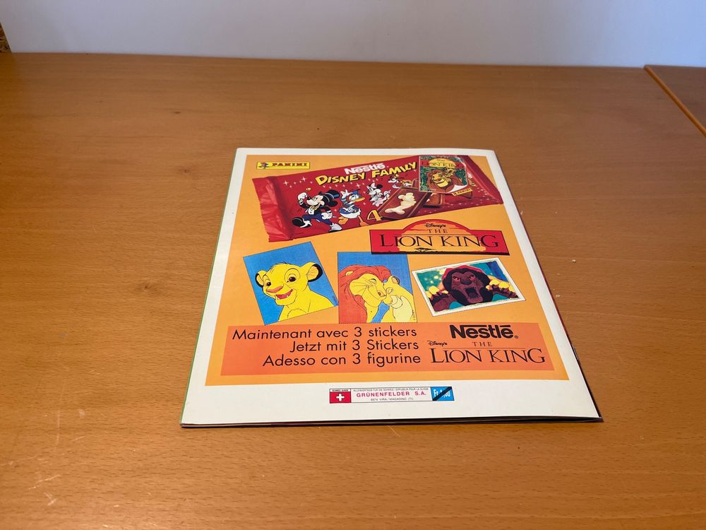 Sammelalbum Panini König der Löwen (Gebraucht) in Künten für CHF 1 ...