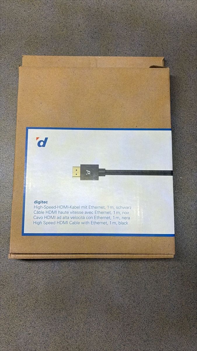 Digitec Cavi: HDMI-Kabel von Digitec – Nuovo e nell'imballaggio originale da Bonaduz venduto da cfm_5s5j