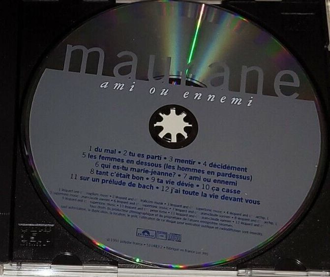 CD: Maurane - Ami ou Ennemi [Polydor] – Usato da Unterbäch venduto da waqil 2