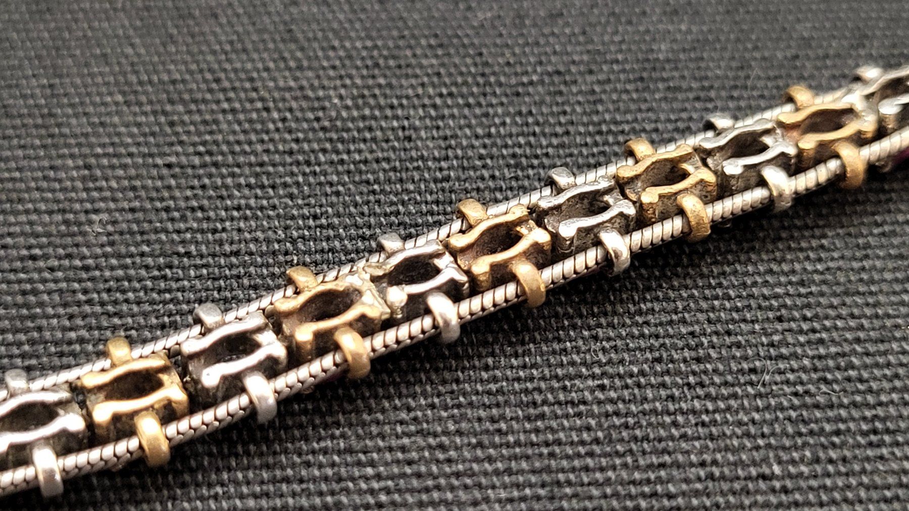 Armbänder & -reifen: Silber-Armband mit Rubinen – Gebraucht aus Basel von spinne02 6