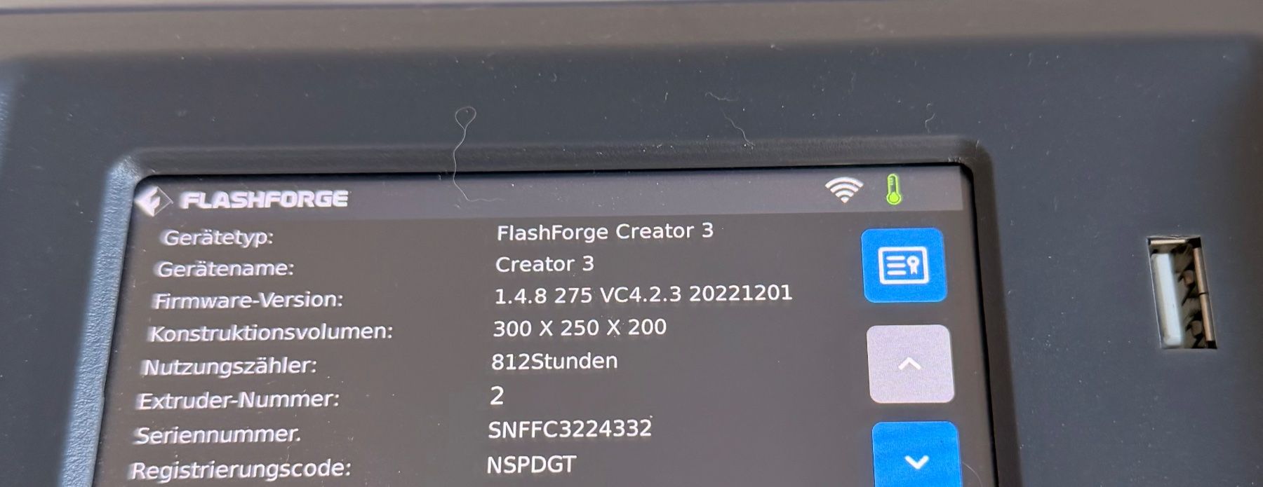 FlashForge Stampanti 3D: 3D Drucker Flashforge Creator 3 dual Extruder – Usato da Wohlen AG venduto da Csieber 2