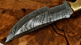Top 1A XL Damast Messer Knife echter Faltenstahl Damascus