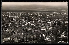 AK Lenzburg /Aargau, Panorama, 1946