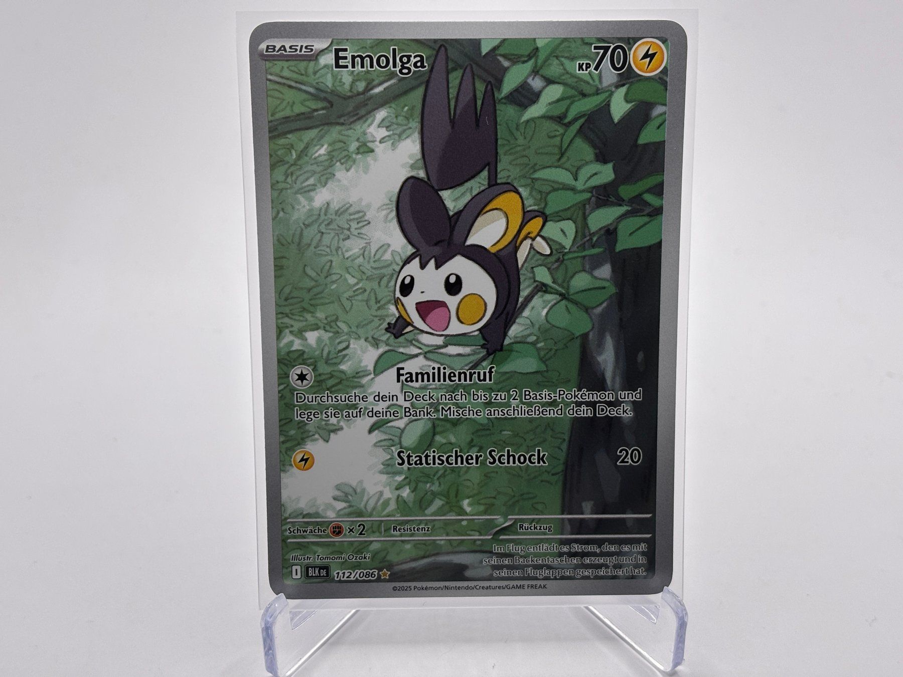 Pokémon Carte collezionabili: Schwarze Blitze - Emolga  (BLK 112) - DE – Nuovo (secondo la descrizione) da Allschwil venduto da Bullach