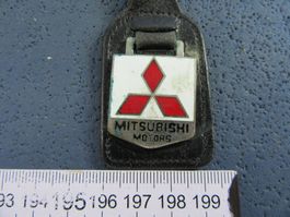 MITSUBISHI MOTORS VINTAGE SCHLÜSSELANHÄNGER GEFAHREN OLDI