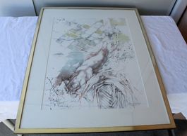 Dagmar Mezricky 1944- Farb-Lithographie 71/150 signiert 1984