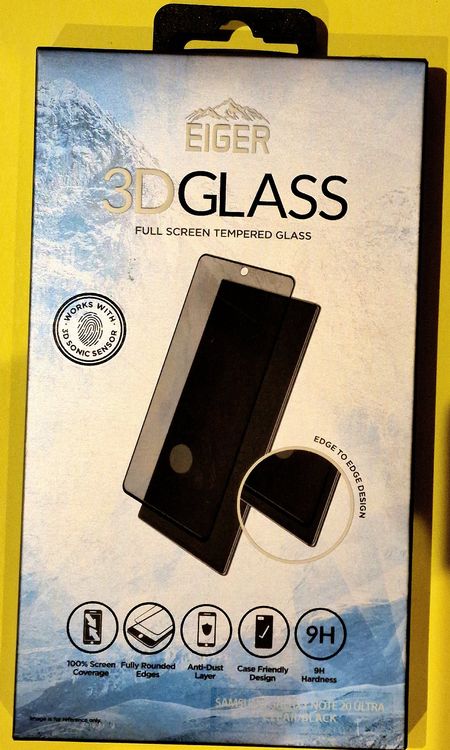 EIGER 3D Glass Pellicola In Vetro Temperato Per IPhone 11 / IPhone XR, Copertura Totale, Anti-Polvere, Trasparente Con Bordo Nero