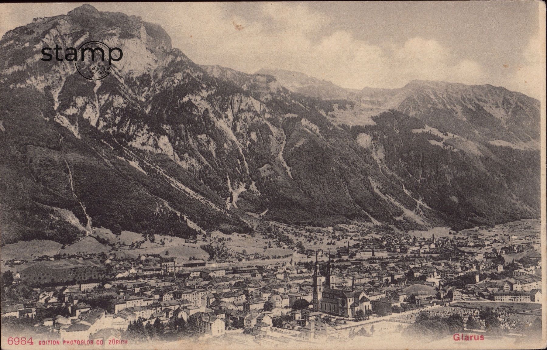 Cartoline postali: 1911 AK Glarus – Usato da Eggersriet venduto da stamp303