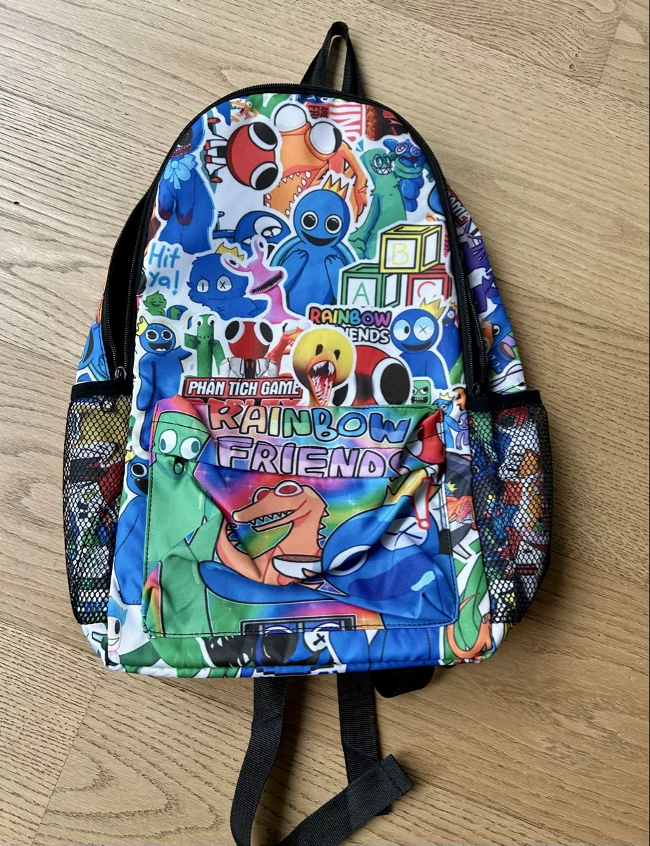 Borse & Zaini: Kinder Rucksack - Rainbow Friends – Nuovo (secondo la descrizione) da Rothrist venduto da szc_9dg5