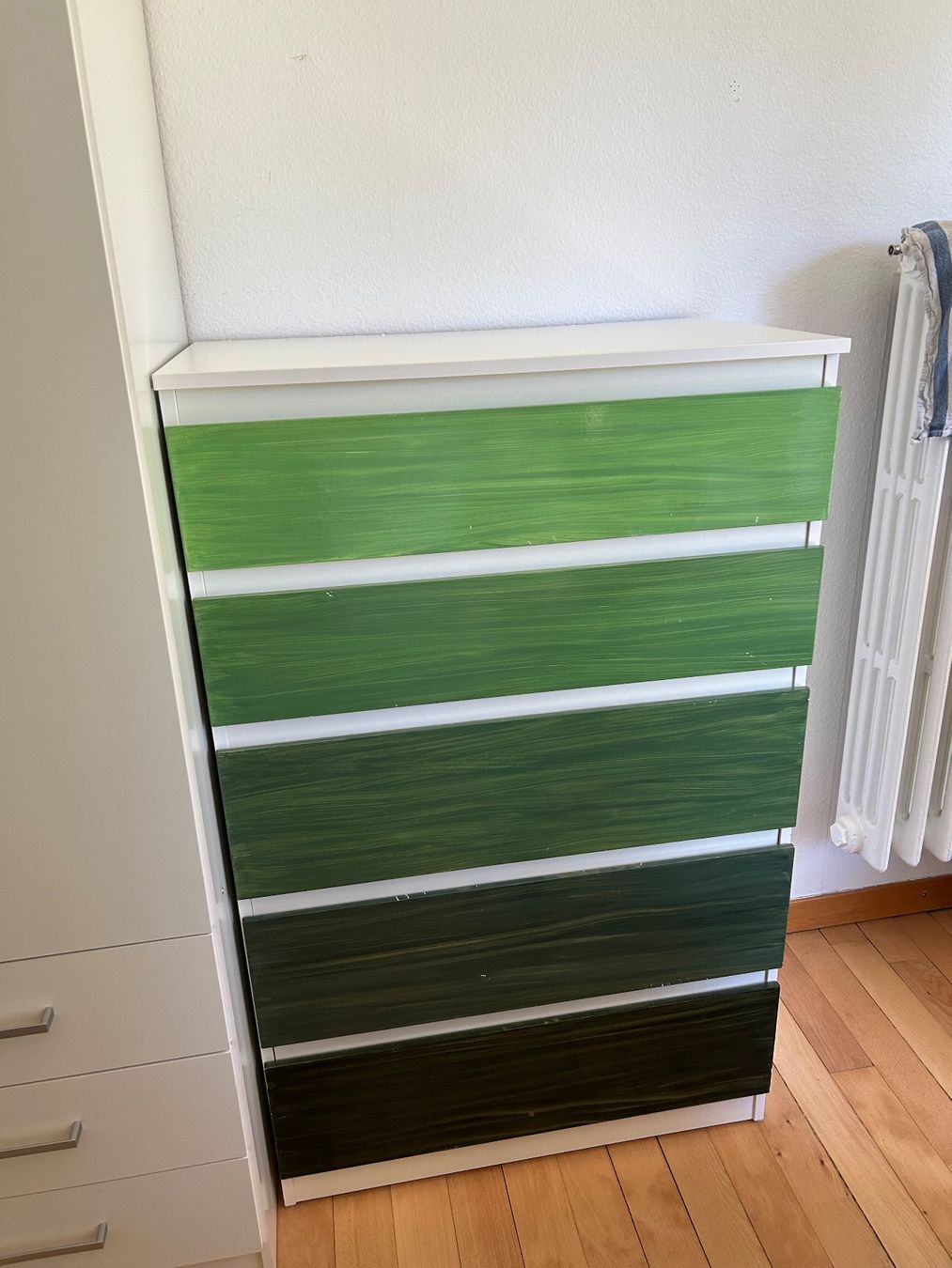Ikea Cassettiere: Kommode Kullen grün – Usato da Bern venduto da xen_s2sl