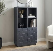 Sideboard Kommode grau Highboard Schrank 3D 118x64x30